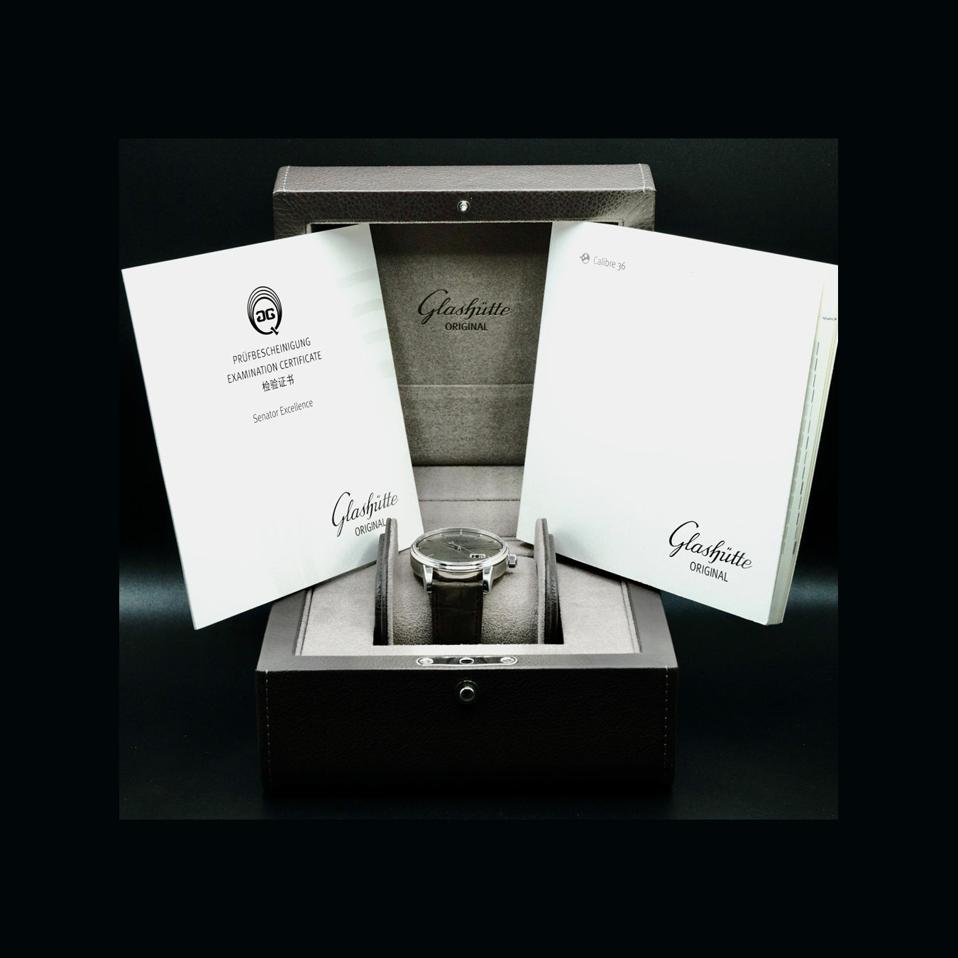 Glashütte Original 1-36-03-03-02-31 Senator Excellence Panorama Date