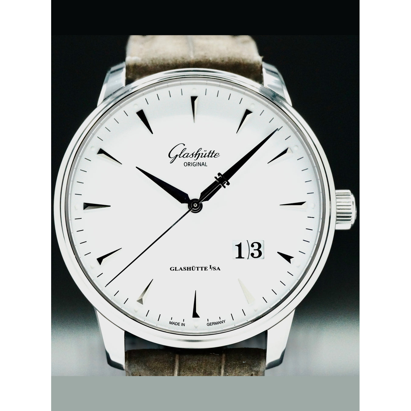 Glashütte Original Senator Excellence Panorama Date White Dial 1-36-03-05-02-31