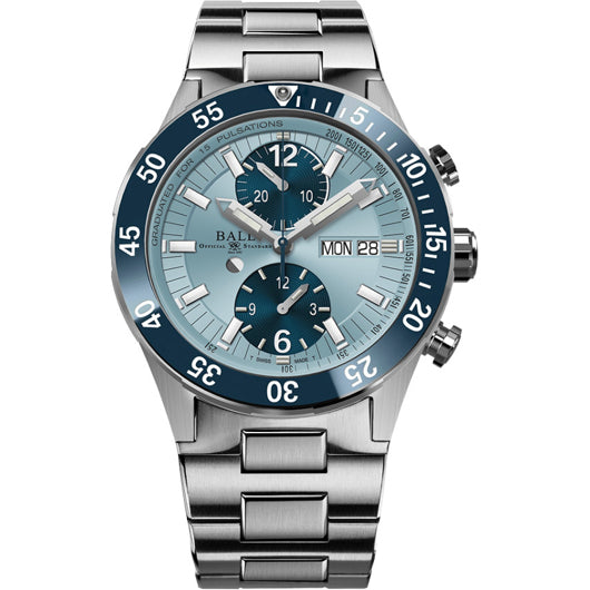 Ball  DC3030C-S3-IBEBE Roadmaster Rescue Chronograph Ice Blue Dial