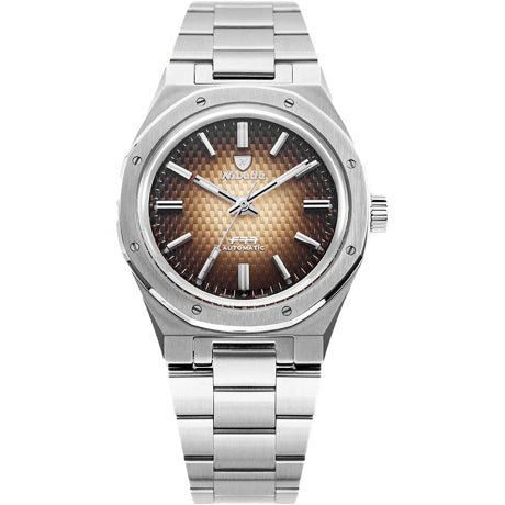 Nivada Grenchen 68002A77 F77 Smoked Dial No Date