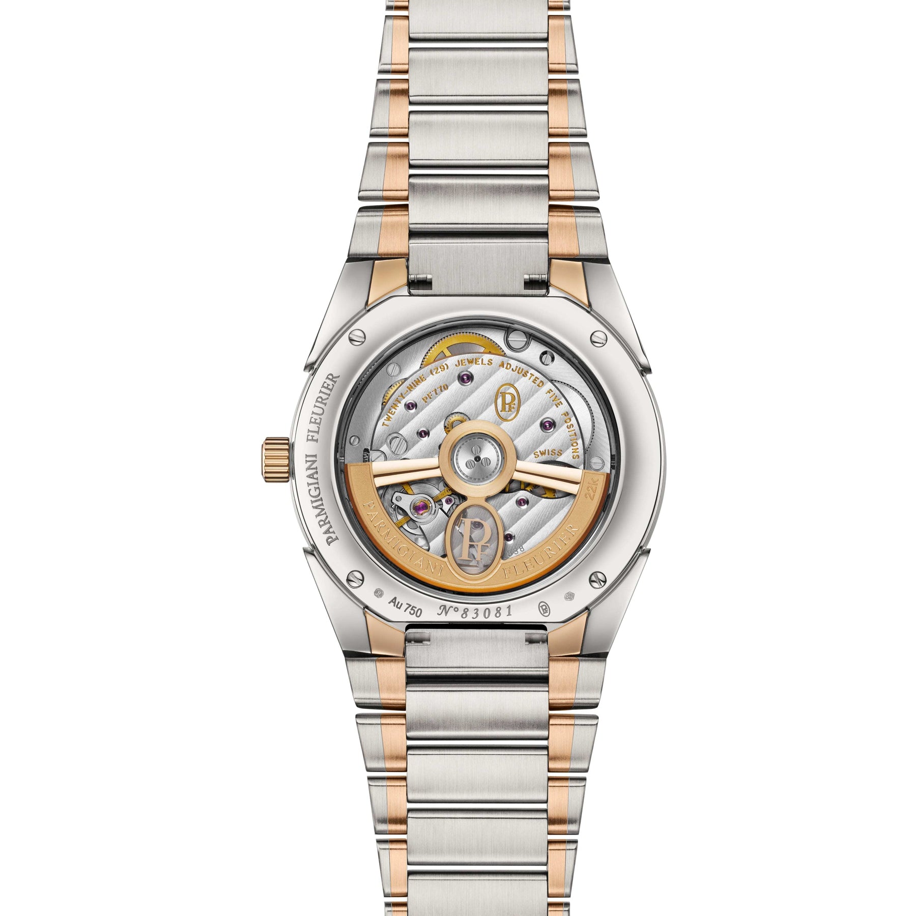 Parmigiani Fleurier PFC804-1020003-100182 Tonda PF Steel Rose Gold 36mm
