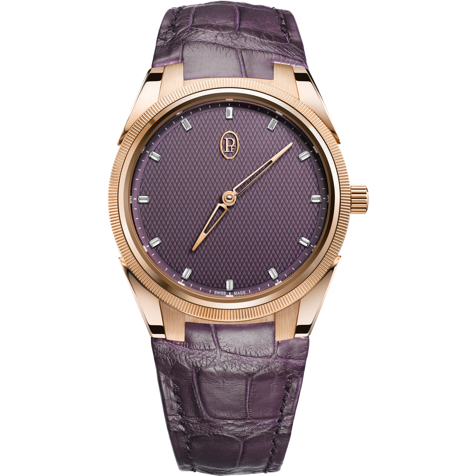 Parmigiani Fleurier Tonda PF Rose Gold Deep Ruby 36mm on Strap