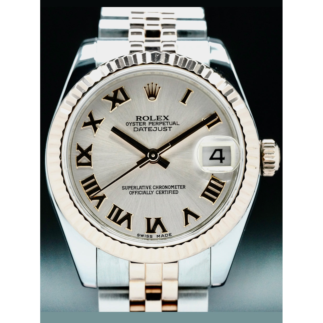 Rolex 178271 Date Just Pink Dial Roman Numerals