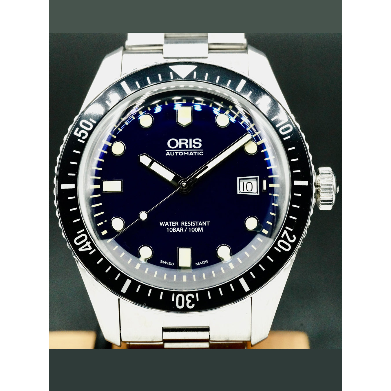 Oris 01-733-7720-4055-07-8-21-18 Divers Sixty-Five on Steel Bracelet