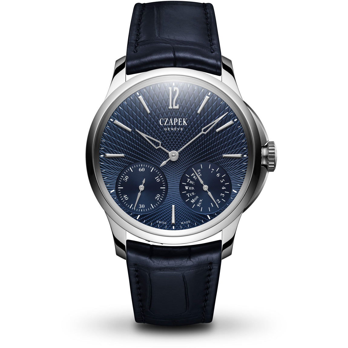 Czapek No. 17 Quai des Bergues Double Soleil Deep Blue