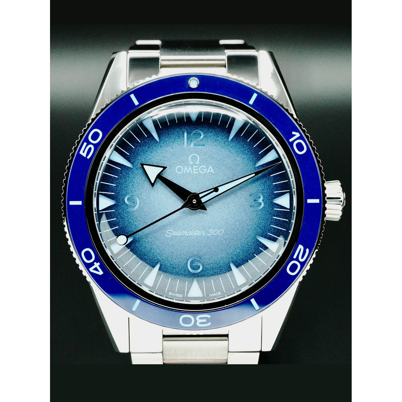 Omega 234.30.41.21.03.002 Seamaster 300 Co-Axial Master Chronometer Summer Blue