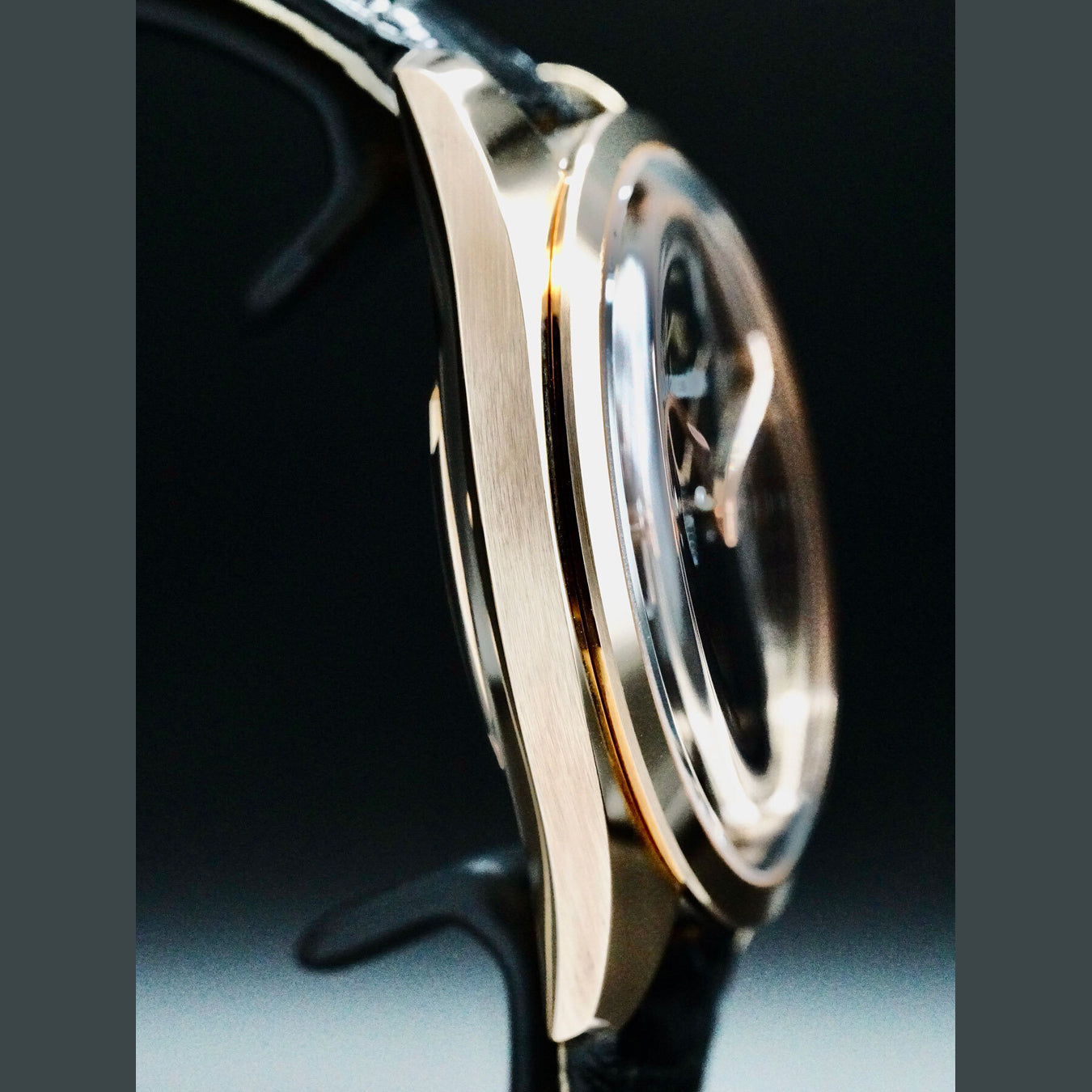 Grand Seiko Elegance SBGK004 Black Dial Rose Gold Case