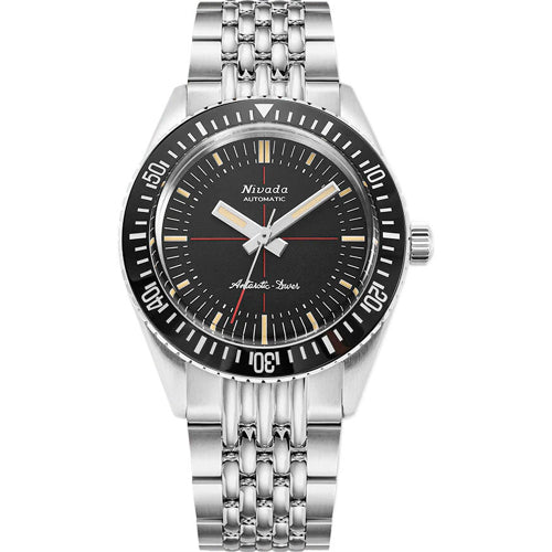 Nivada Grenchen 32044A04 Antartic Diver No Date on Beads of Rice