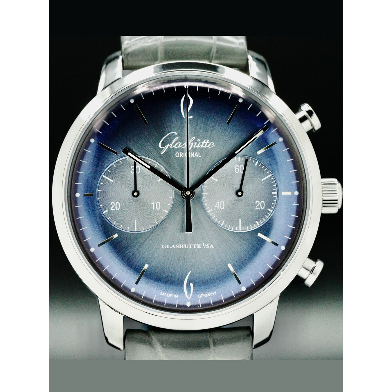 Glashütte Original 1-39-34-04-22-04 Sixties Chronograph Glacier Blue