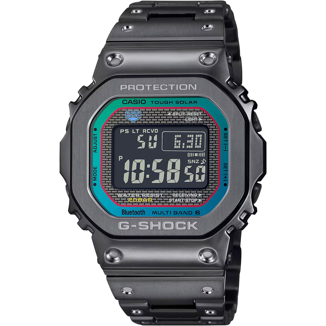 G-Shock GMWB5000BPC1 Full Metal Series Polychromatic Accents