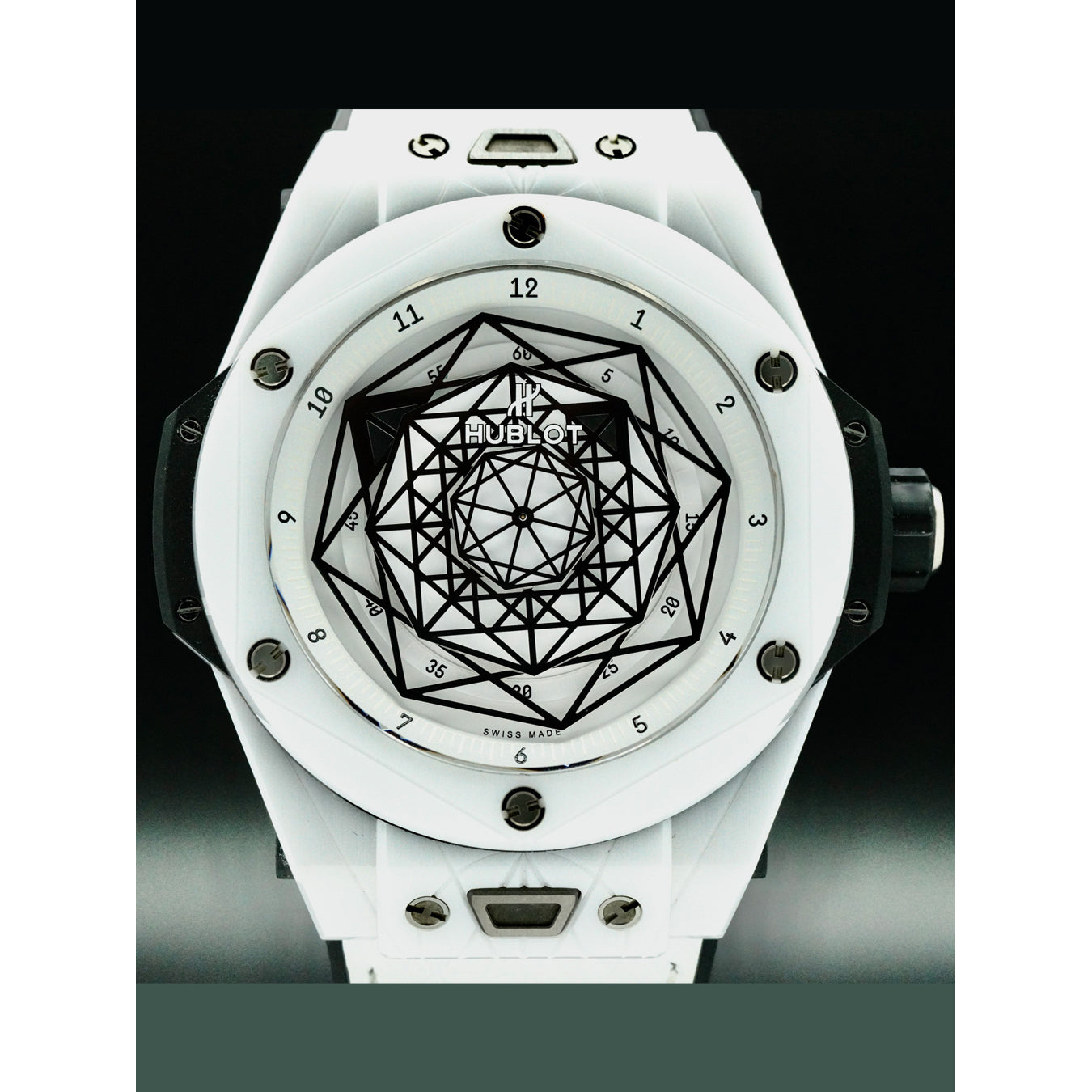 Hublot 415.HX.2027.VR.MXM19 Big Bang Unico Sang Bleu Ceramic White