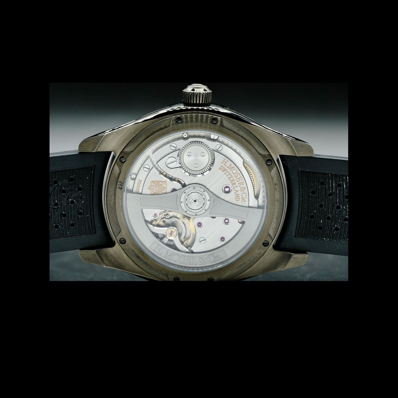 H. Moser & Cie. 3200-1205 Pioneer Centre Seconds Funky Blue Black Edition