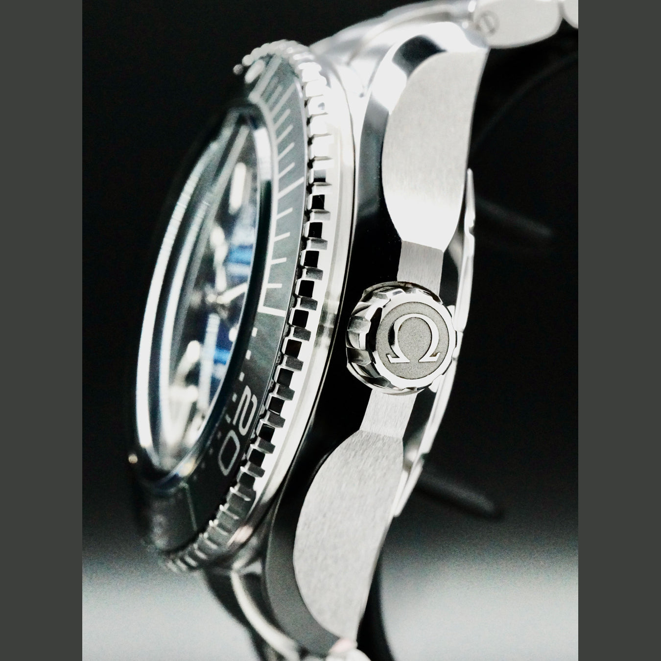 Omega 215.30.46.21.03.001 Seamaster Planet Ocean 6000m Ultra Deep Blue Dial 45.5mm on Bracelet