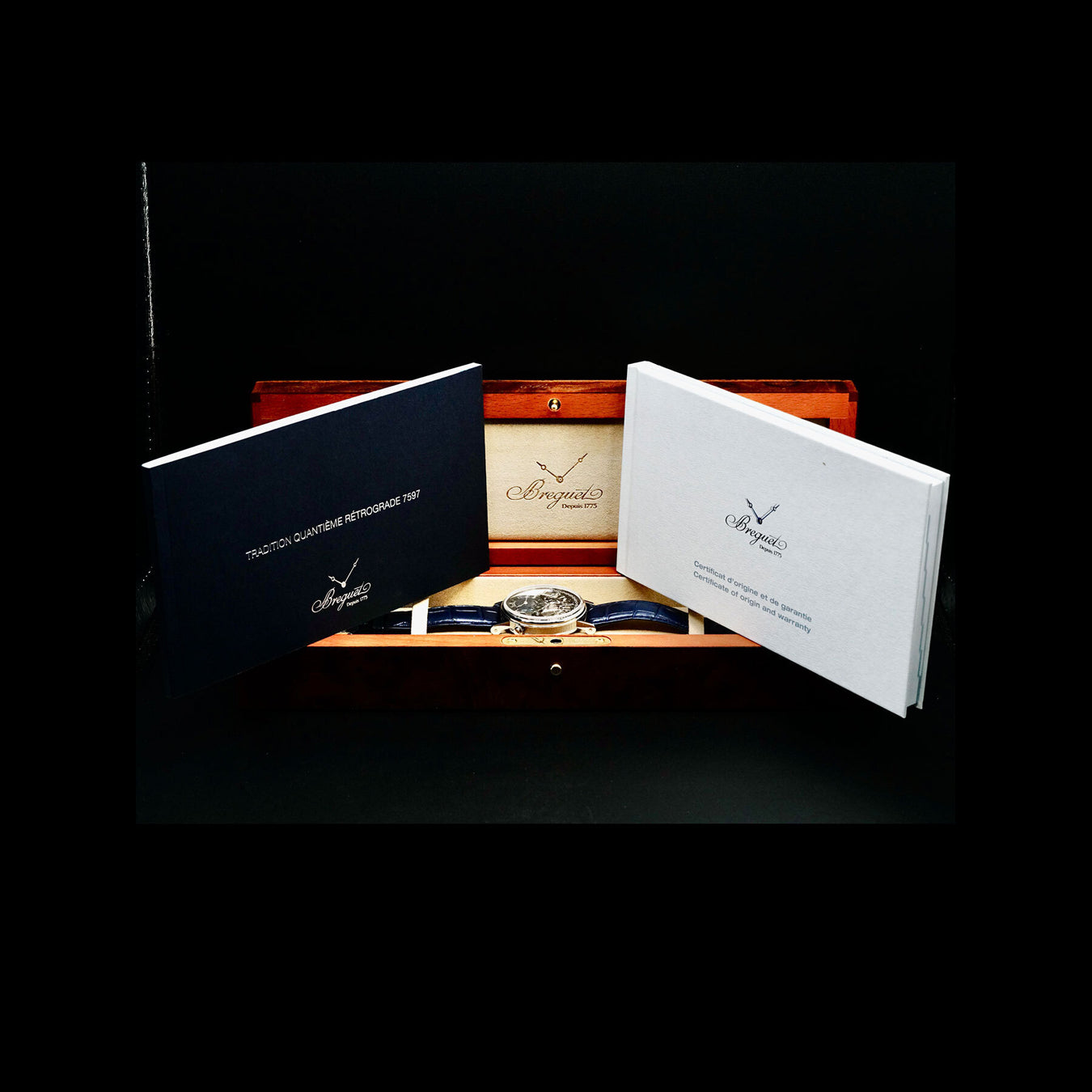 Breguet Tradition Quantième Rétrograde 7597 White Gold Blue Dial 7597BB/GY/9WU