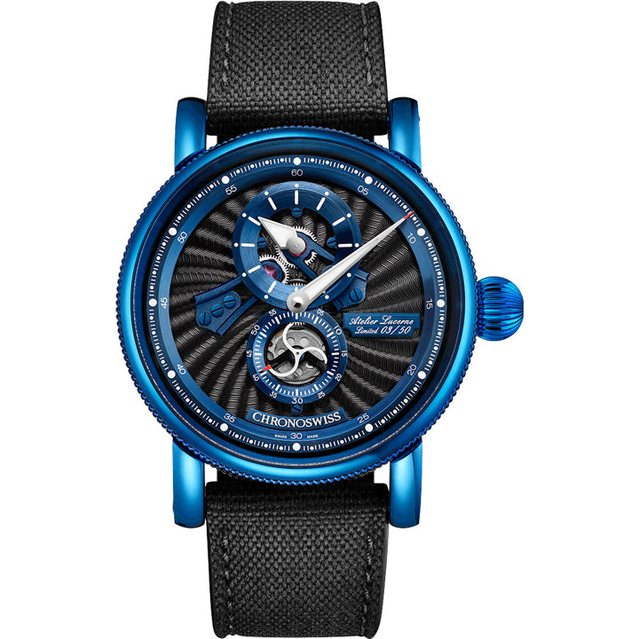 Chronoswiss Flying Regulator Open Gear Blue Spark Limited Edition