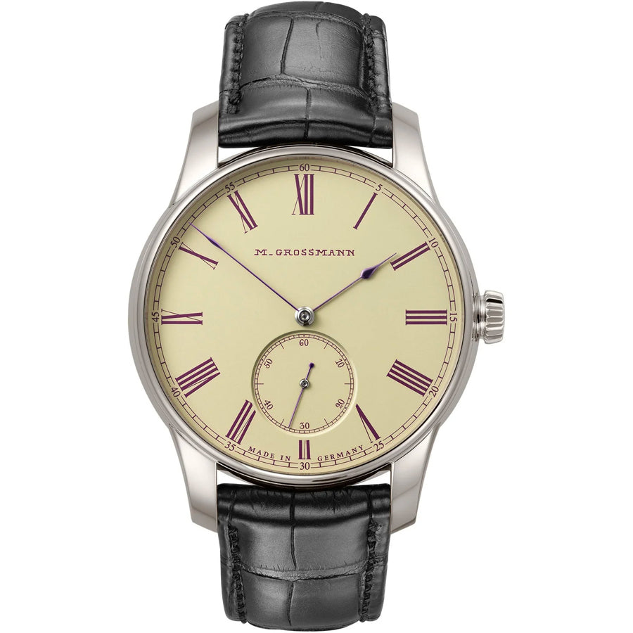 Moritz Grossmann Hamatic Vintage White Gold Cream MG-003404