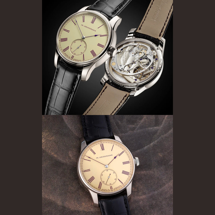 Moritz Grossmann Hamatic Vintage White Gold Cream MG-003404