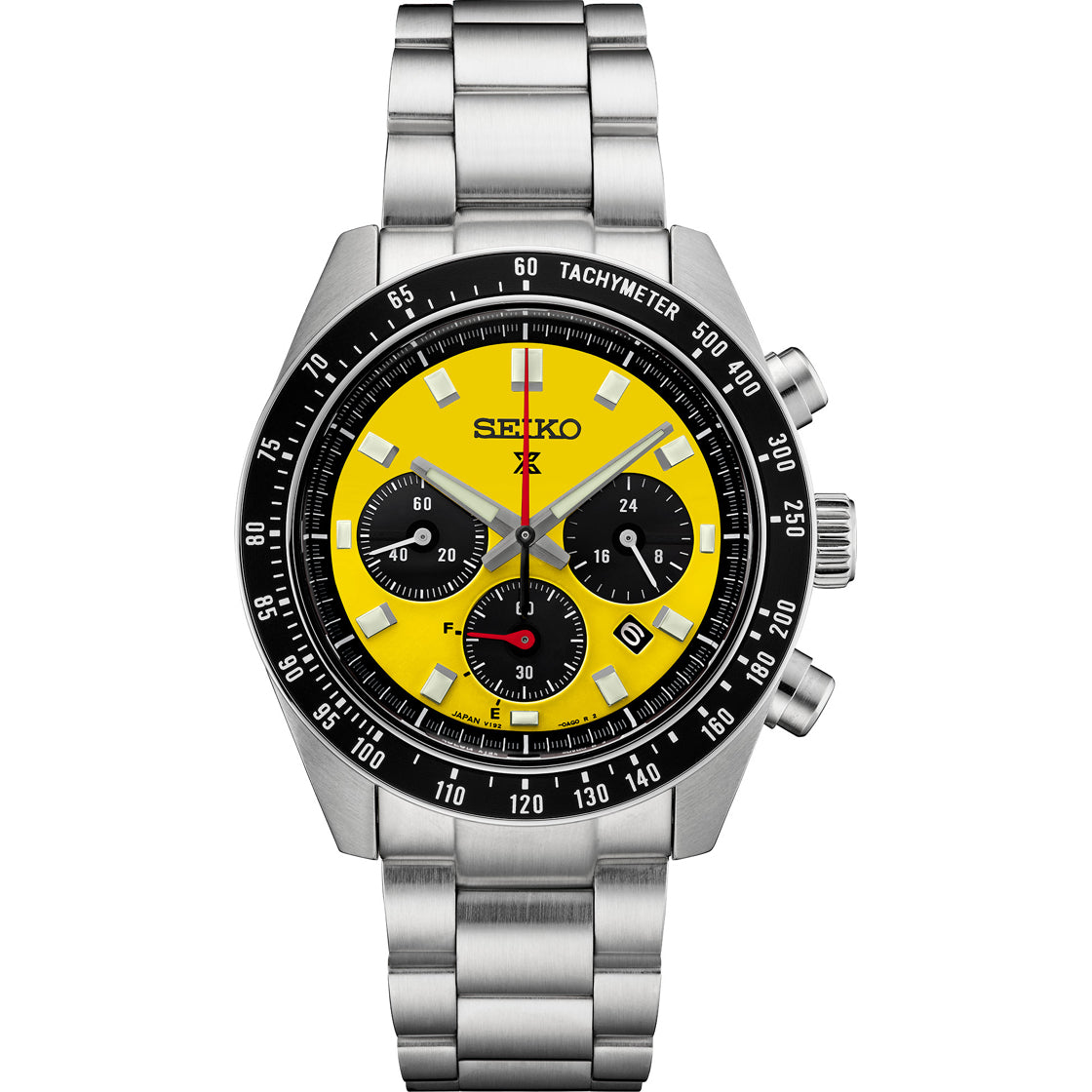 Seiko Prospex SSC929 Speedtimer Solar Chronograph Yellow Dial