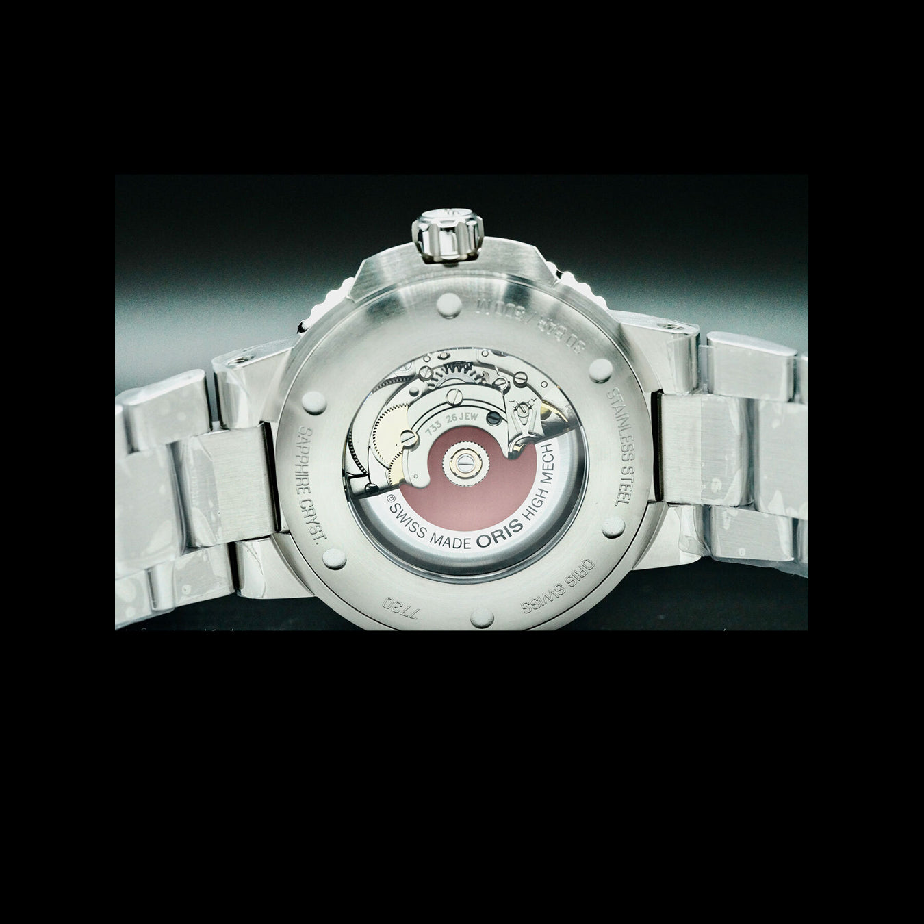Oris Aquis Date Green Dial on Bracelet 01 733 7730 4157-07 8 24 05PEB
