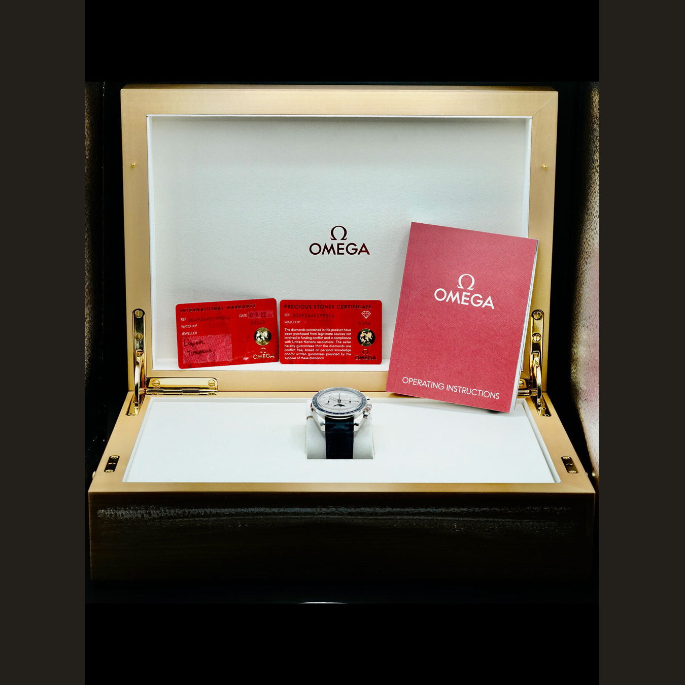 Omega 304.93.44.52.99.004 Speedmaster Moonphase Co‑Axial Master Chronometer 44.25 mm