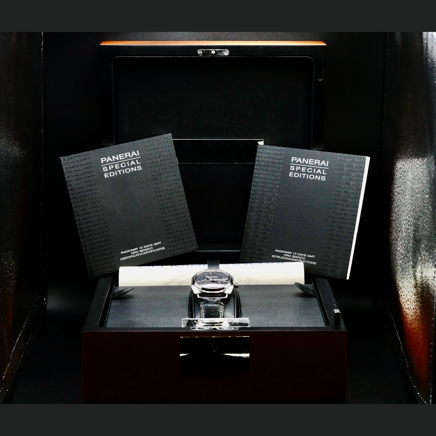 Panerai PAM00496 Radiomir 10 Days GMT Automatic Oro Bianco