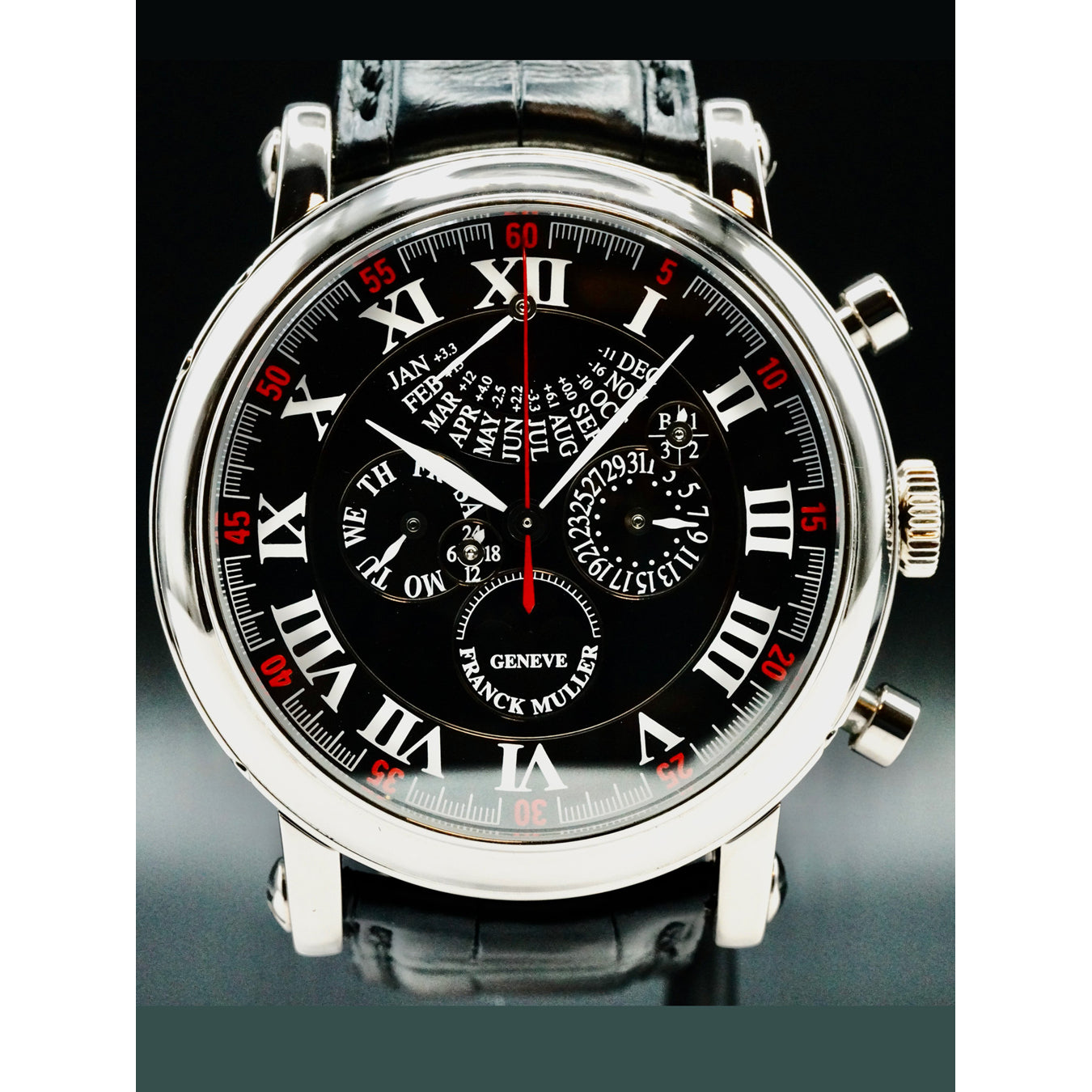 Franck Muller 7008 CC QPE I Round Perpetual Calendar Retrograde Ltd Ed