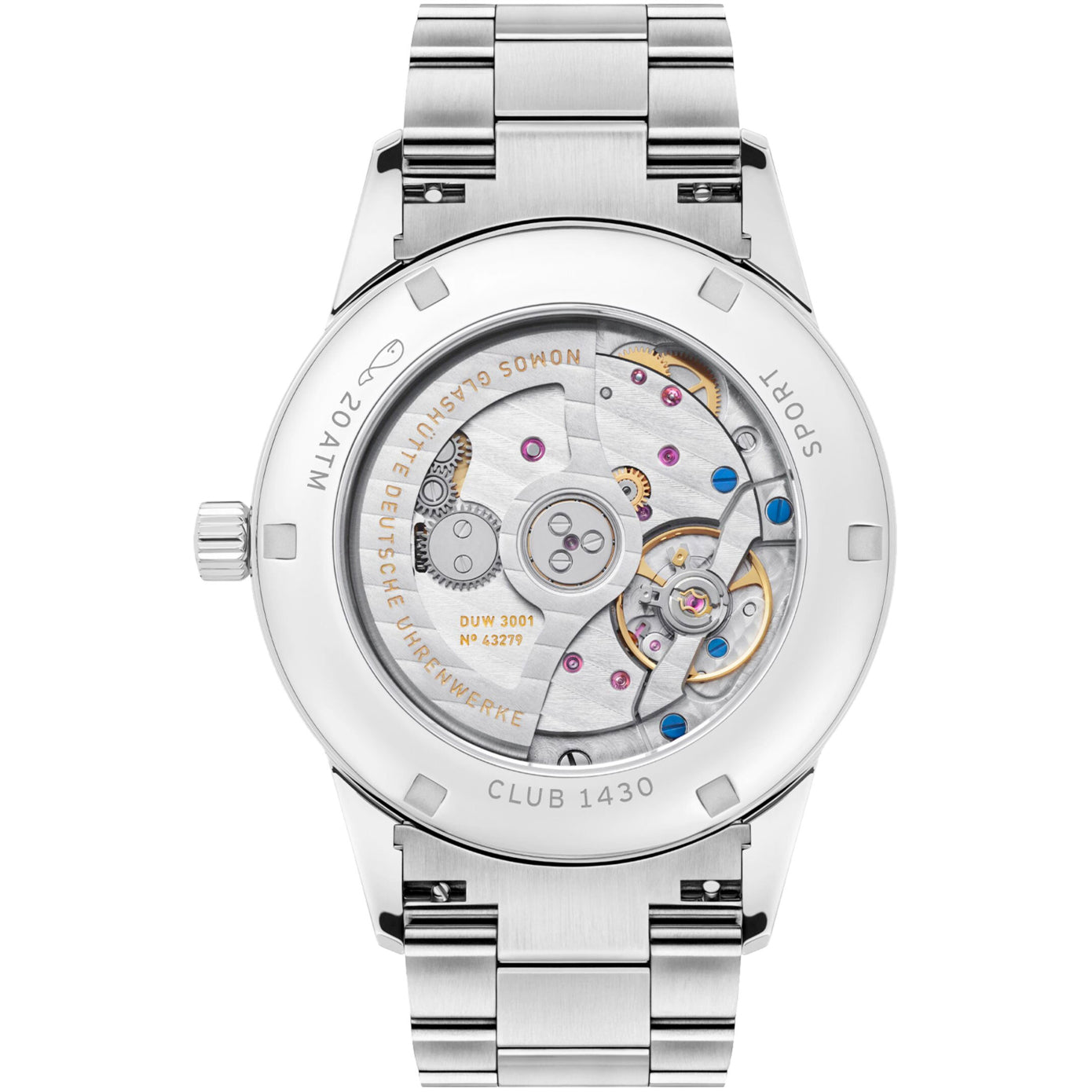 Nomos Glashutte 764 Club Sport Neomatik 39 Smoke