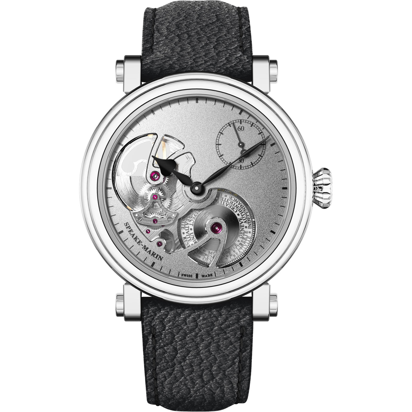 Speake-Marin 414217440 Openworked Sandblasted Titanium 42mm