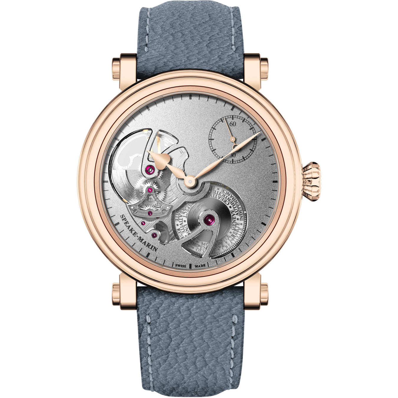 Speake-Marin 424217440 Openworked Sandblasted Red Gold 42mm