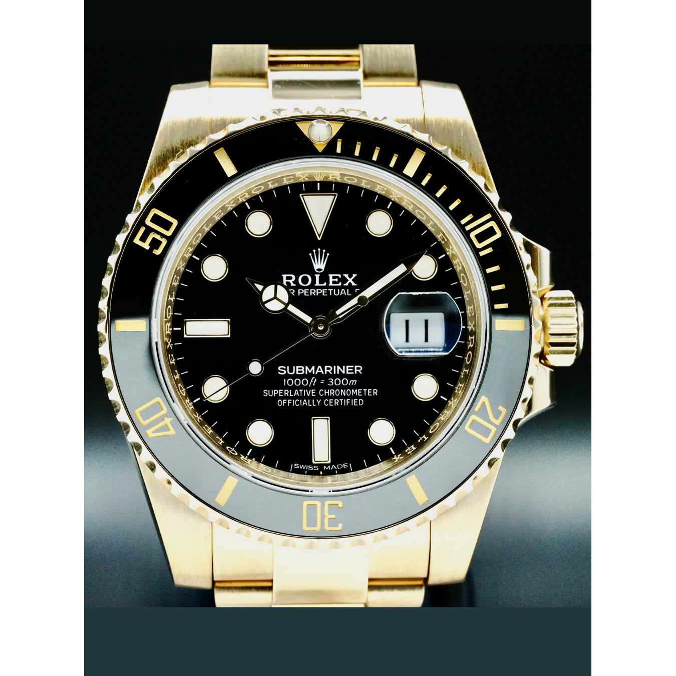 Rolex 116618LN Submariner Date Gold