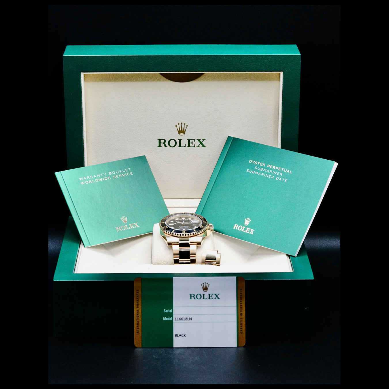Rolex 116618LN Submariner Date Gold
