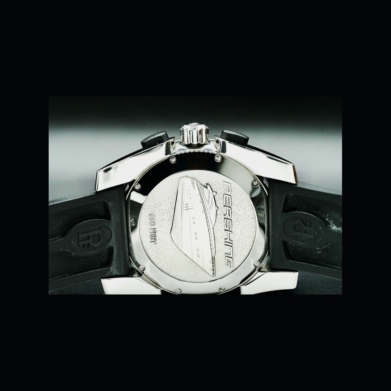 Parmigiani PFC528-0010500 Fleaurier Pershing 005 Chronograph Automatic Blue Dial