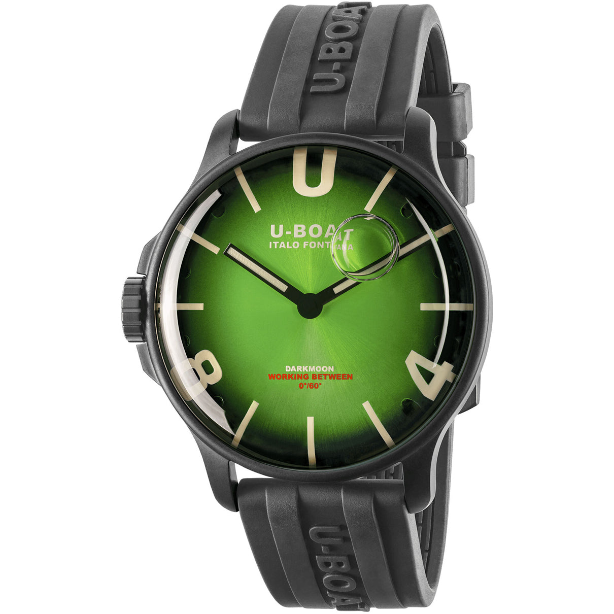 U-Boat 8698/C Darkmoon 44mm Green PVD Soleil