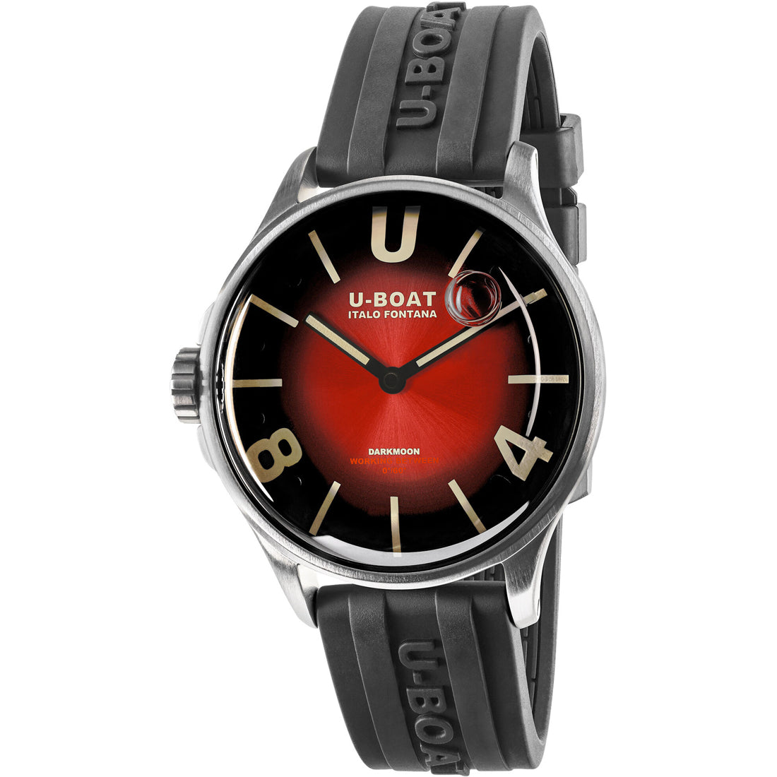 U-Boat 9500 Darkmoon 40mm Red SS Soleil