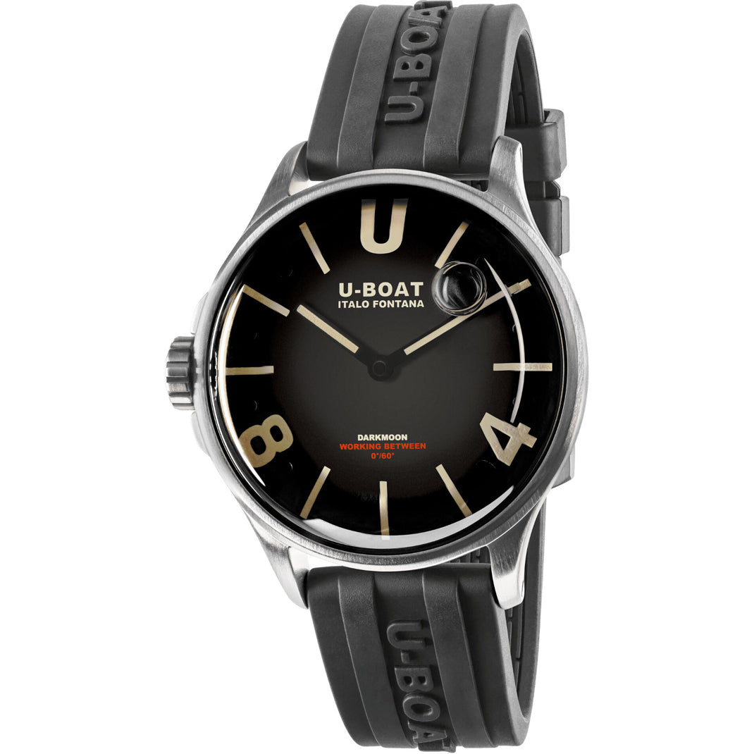 U-Boat 9018/A Darkmoon 40mm Black SS