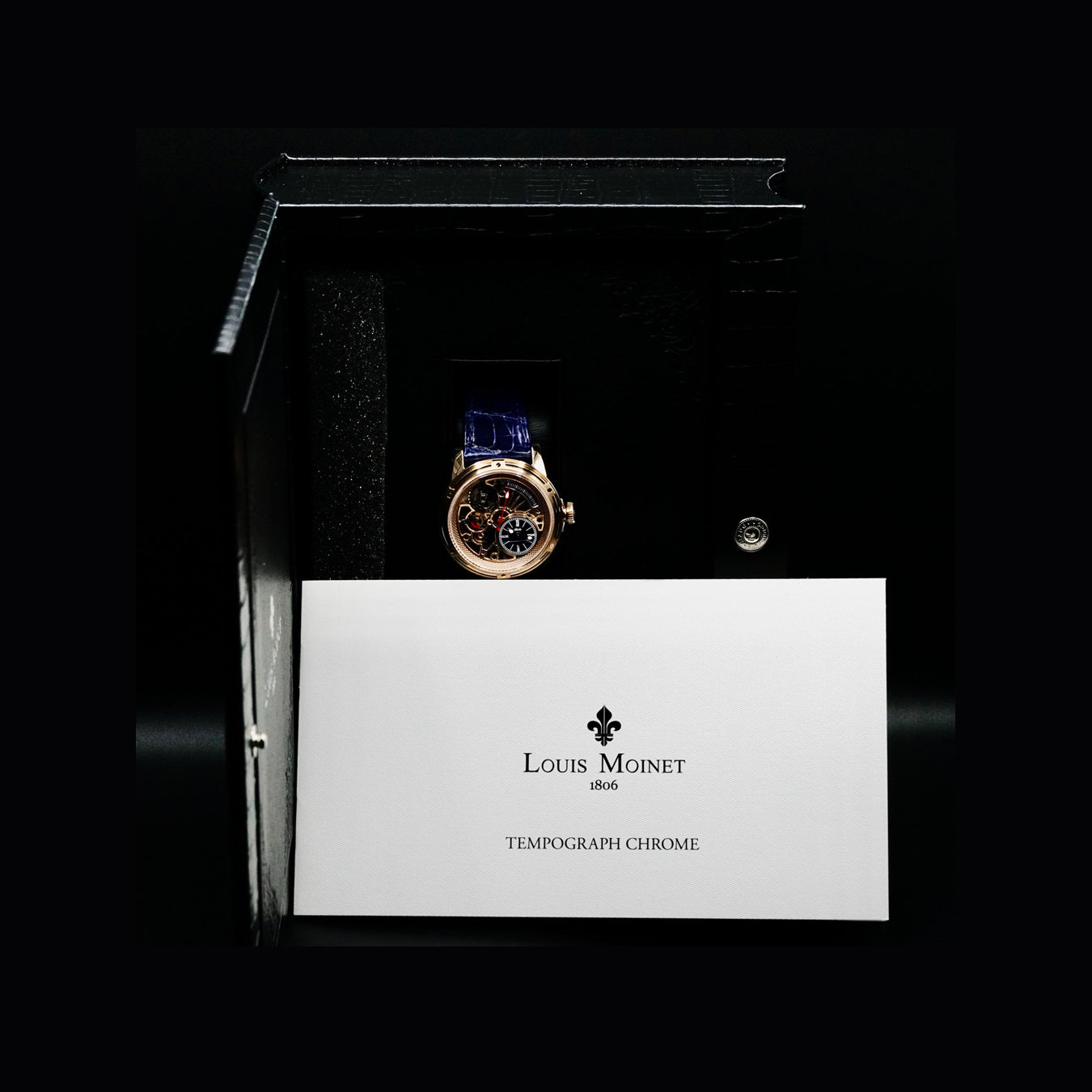 Louis Moinet LM-50.50.20 Tempograph Chrome 18k Rose Gold