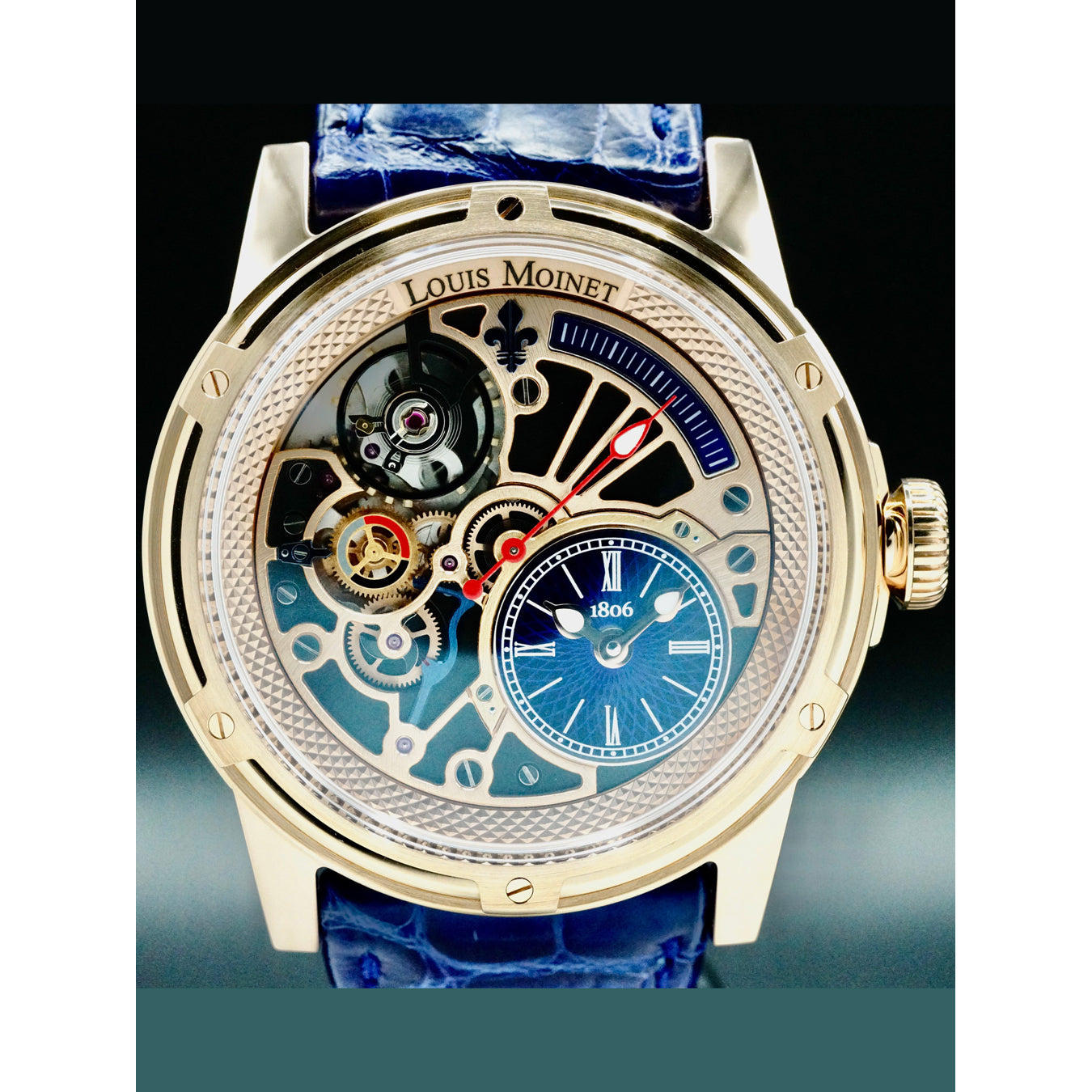 Louis Moinet LM-50.50.20 Tempograph Chrome 18k Rose Gold