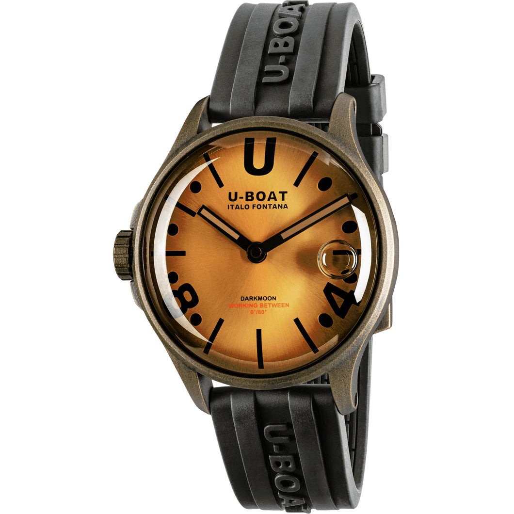 U-Boat 9547 Darkmoon 40mm BR Black Vintage