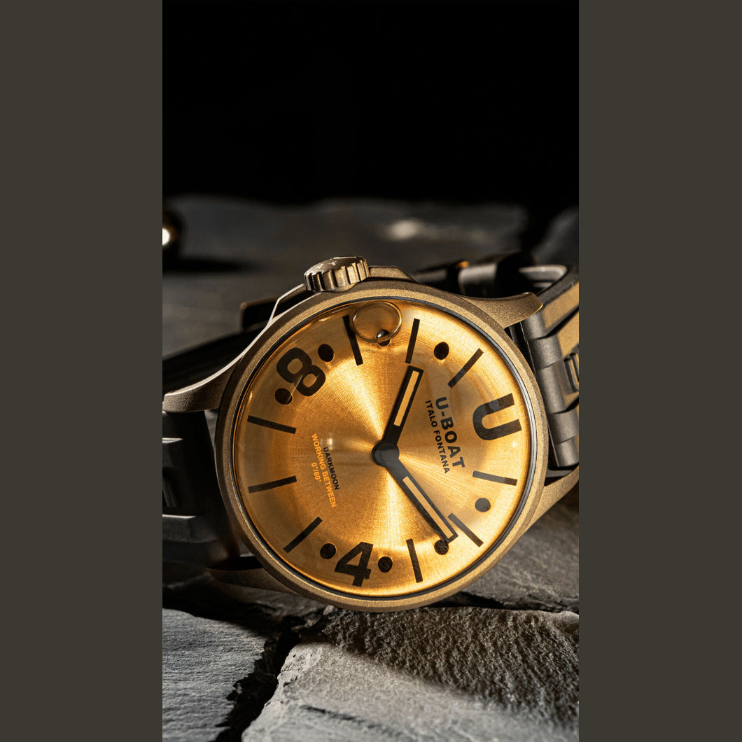U-Boat 9547 Darkmoon 40mm BR Black Vintage