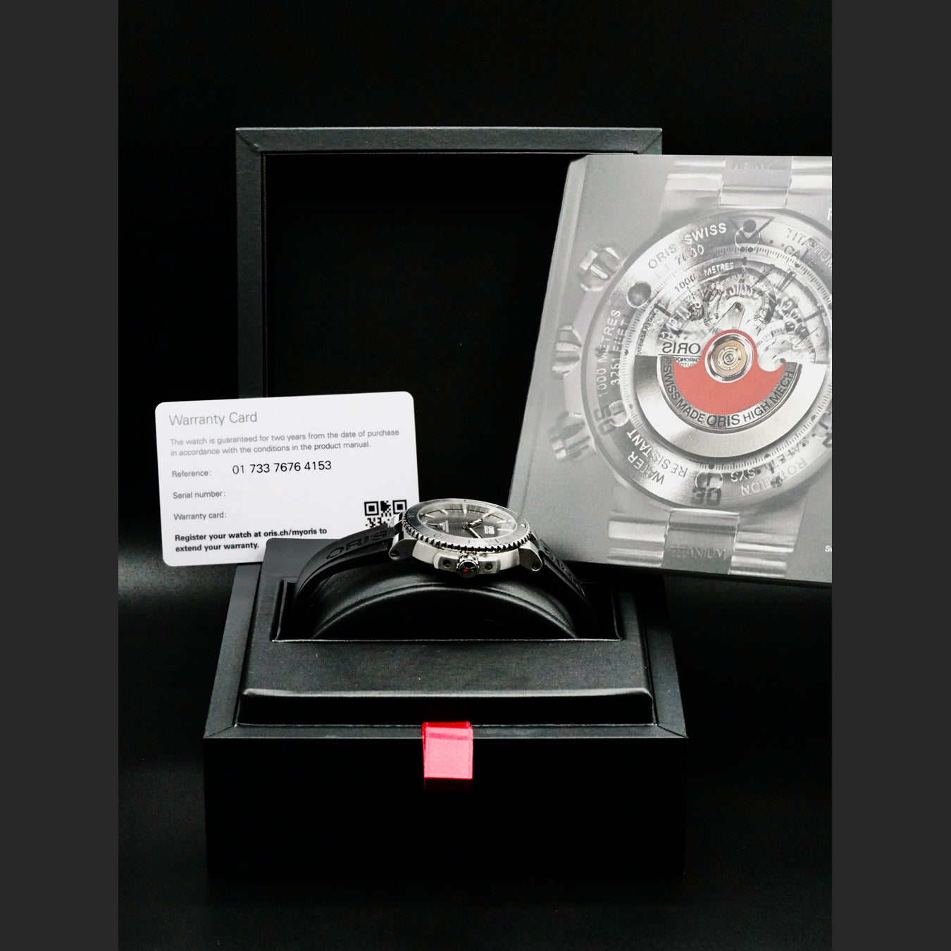 Oris 01 733 7676 4153 Aquis Date Grey Dial SS Mens