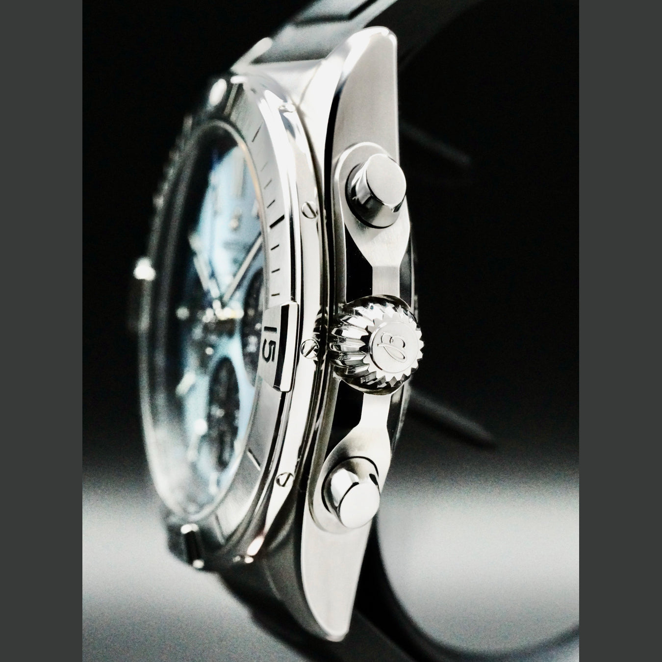 Breitling PB0134101C1S1 Chronomat B01 Ice Blue Dial Platinum Bezel Chronograph 42mm