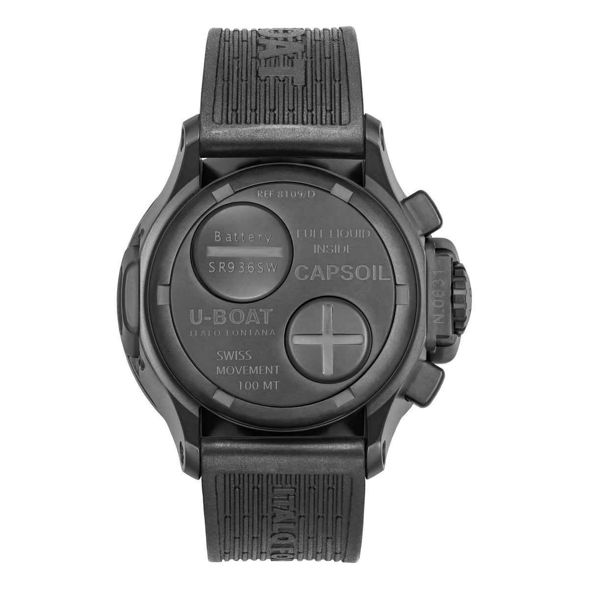 U-Boat 8109/D Capsoil Chrono 45mm DLC