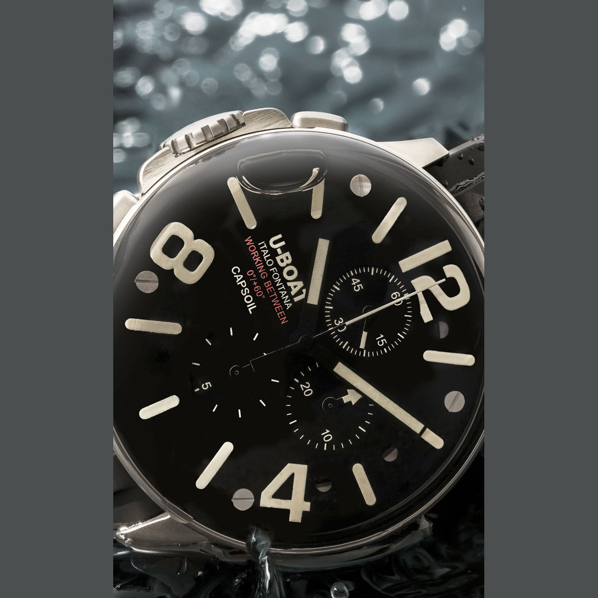 U-Boat 8111/D Capsoil Chrono 45mm SS