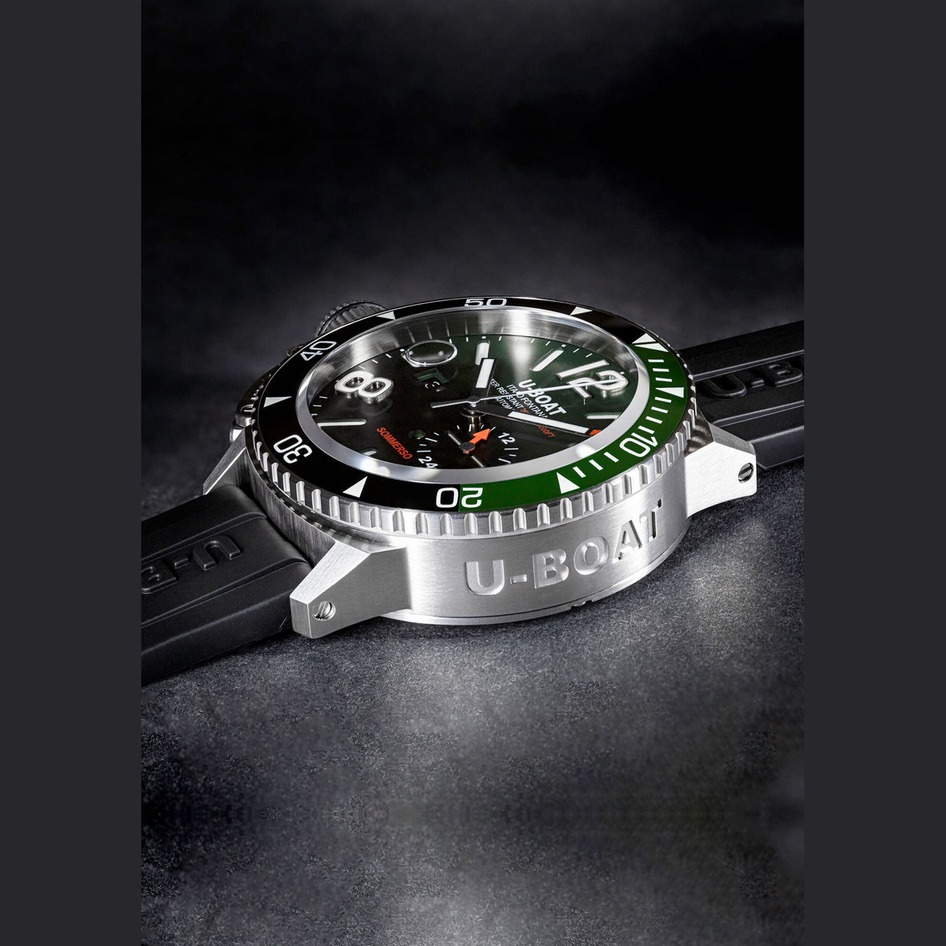 U-Boat 9520 Sommerso Ceramic Green - Exquisite Timepieces