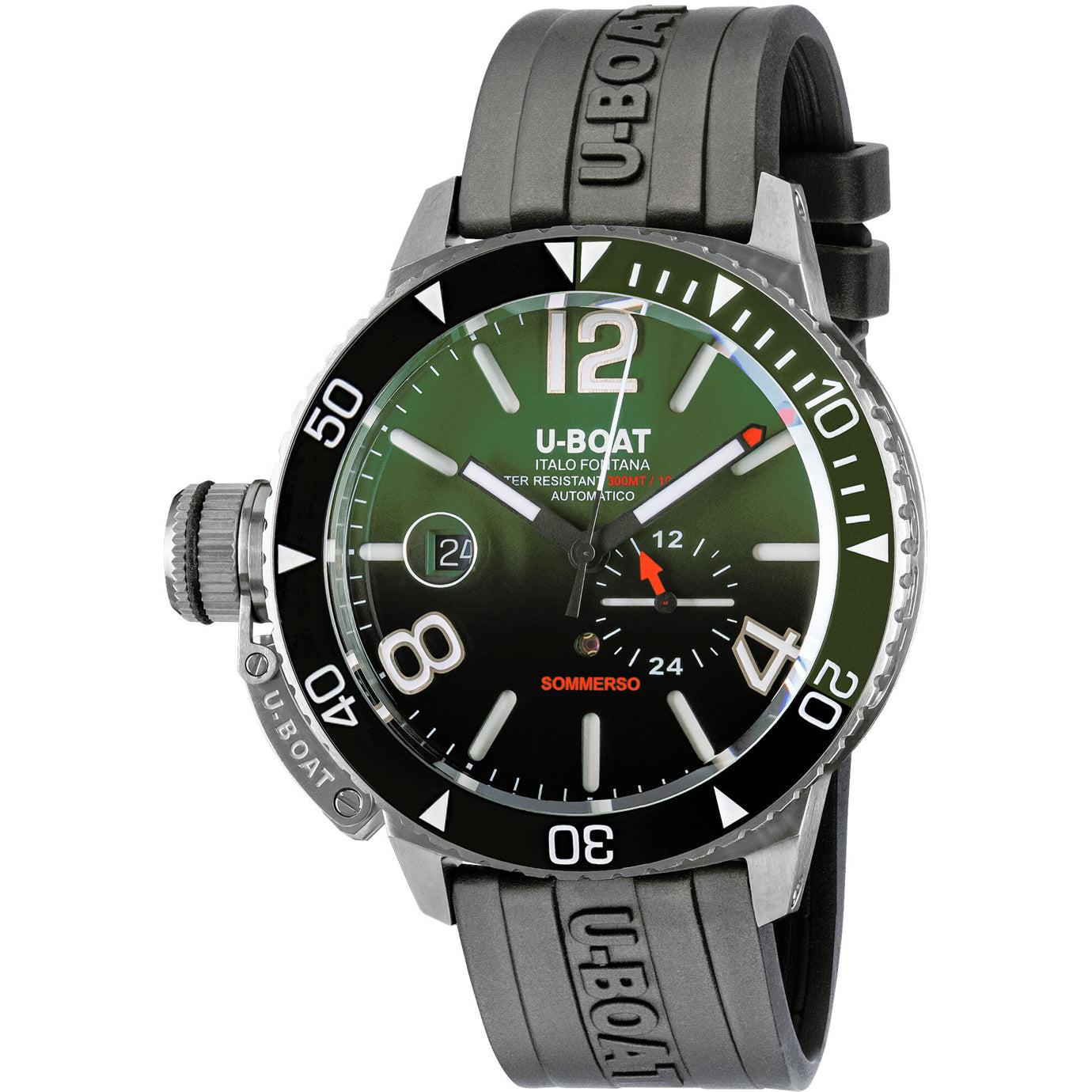 U-Boat 9520 Sommerso Ceramic Green - Exquisite Timepieces
