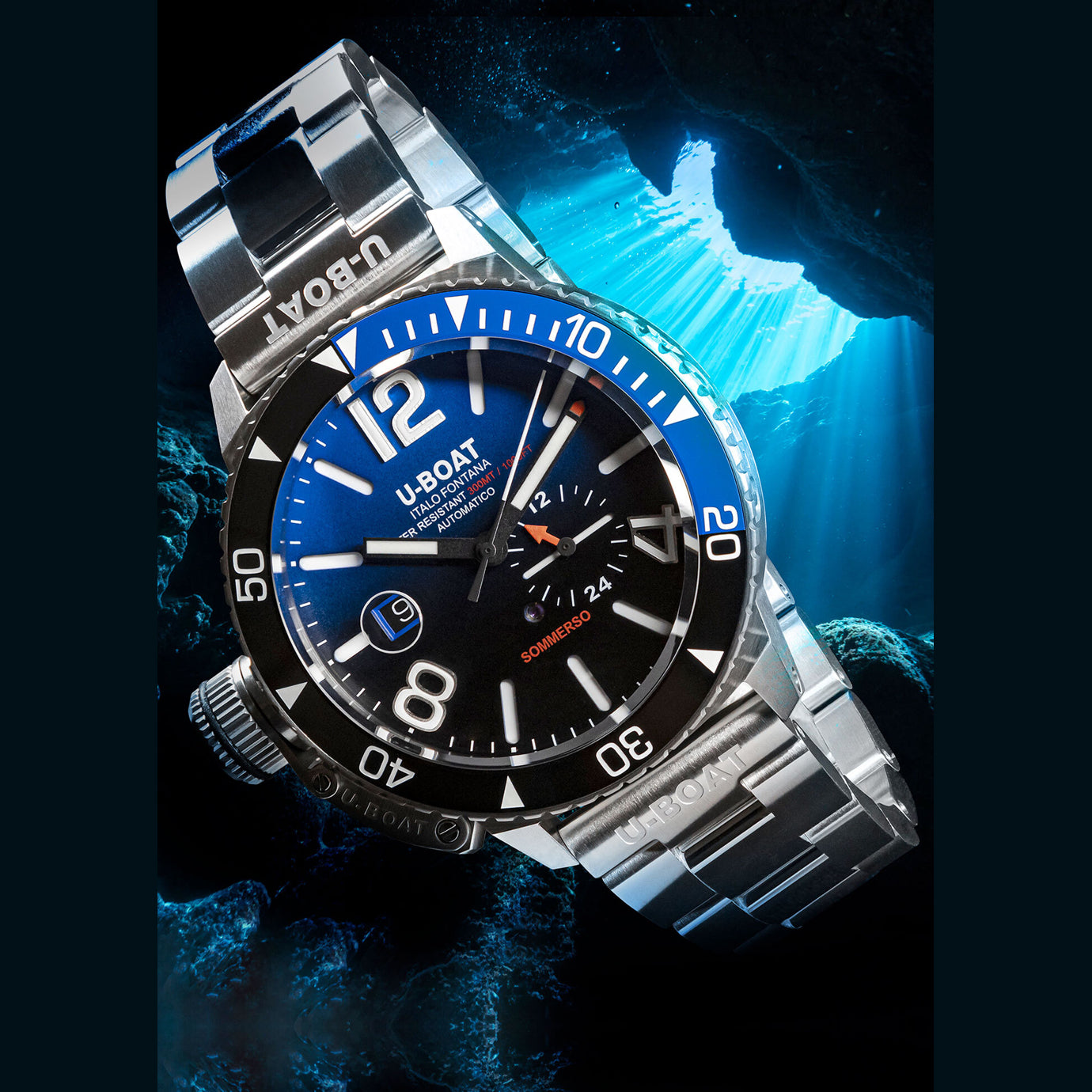 U-Boat 9519/MT Sommerso Ceramic Blue/MT