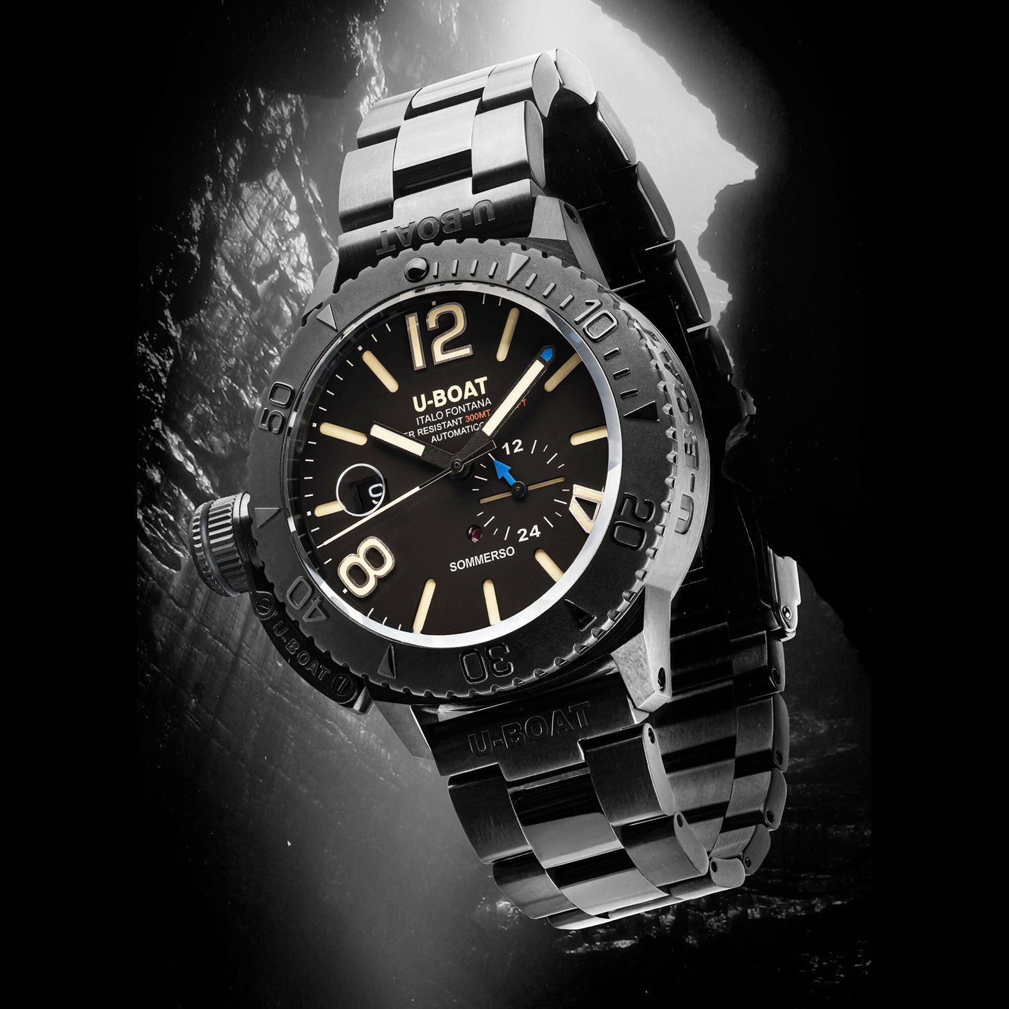 U-Boat 9015/MT Sommerso 46mm DLC Bracelet