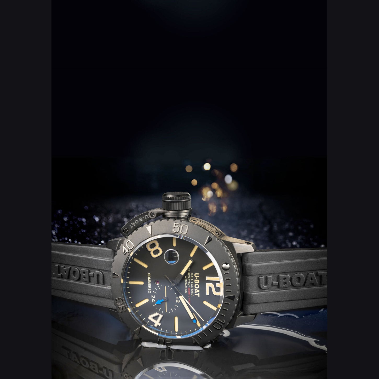 U-Boat 9015 Sommerso 46mm DLC