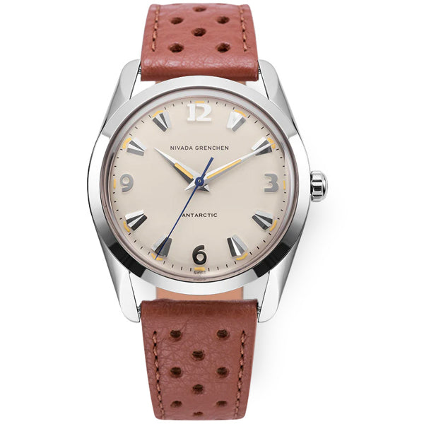 Nivada Grenchen 35001M41 Antarctic 35mm Beige Luminova