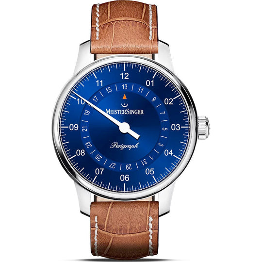 MeisterSinger BM1108 Perigraph - 38mm - Sunburst Blue